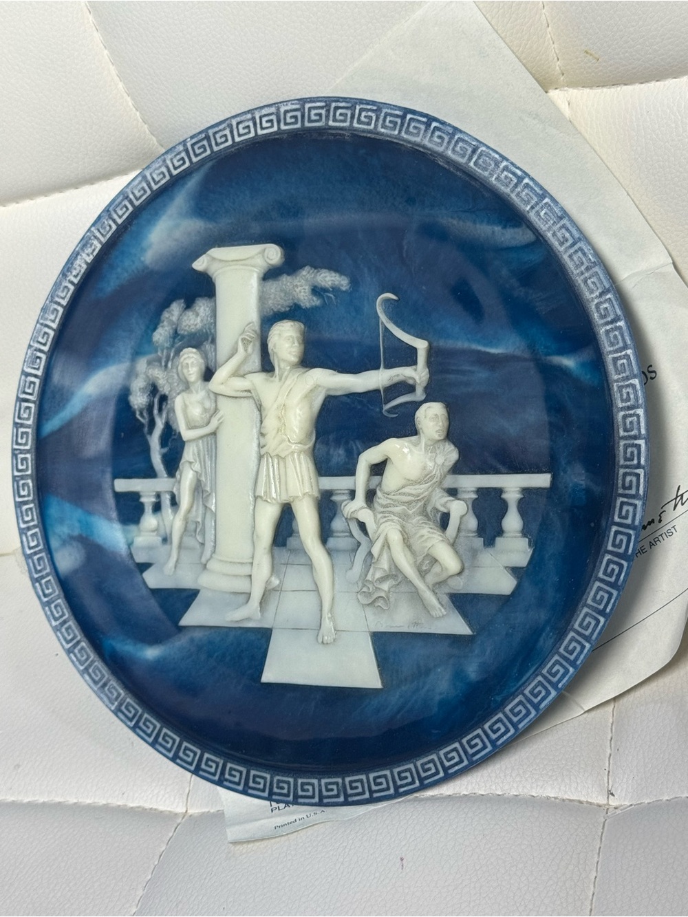 Incolay Studios The Return of Ulysses Collector Plate by Alan
Brunettin